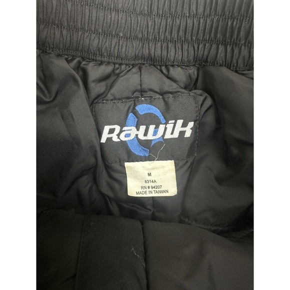 RAWIK Snow Ski Pants Adult M Black Activewear Outerwear Winter Snowboard Skiing - Picture 9 of 9
